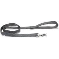 Beeztees - Hondenriem - Mac Leather - Grijs - 120 cm x 25 mm