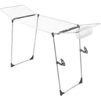 Tomado - Hurricane Droogrek - 24 M Drooglengte - 197x65x115cm - Grote lakens - Zilver/Zwart