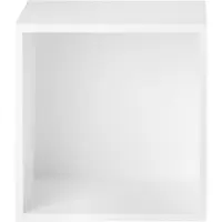 Muuto Stacked 2.0 kast met achterwand - middel wit