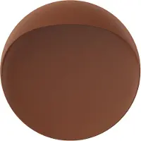 Louis Poulsen LED-wandlamp buiten Flindt, dimbaar, bruin / roest, Woon-/ Eetkamer, Aluminium, Design, LED wandlamp buiten