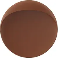 Louis Poulsen LED-wandlamp buiten Flindt, dimbaar, bruin / roest, Woon-/ Eetkamer, Aluminium, Design, LED wandlamp buiten