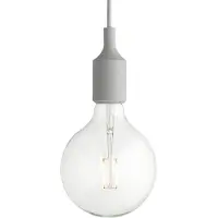 Muuto E27 Hanglamp Lichtgrijs - Hanglampen Kunststof Light Grey - E27PEN10