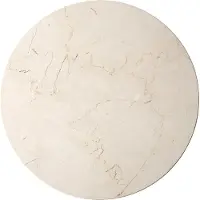 Menu Androgyne tafelblad voor bijzettafel Ivoorwit, Ø42 cm