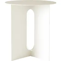Menu Androgyne Bijzettafel Ø40 Cm Wit - Bijzettafels & buffetten Staal White - 71144-002086