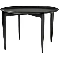 Fritz Hansen Tray Coffee Table Black - Salontafels Lackerad Ekfanér Black Lacquered Oak - 840122