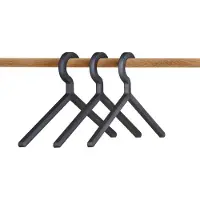 Woud Illusion hanger 3-pack zwart