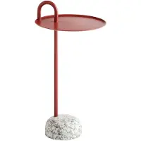HAY Bowler bijzettafel Tile red-granite