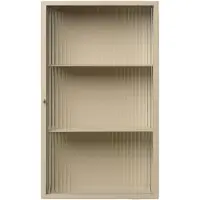 Ferm Living Wandkast Haze Reeded Glass Cashmere