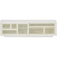 Design House Stockholm Air Sideboard Low White Grey Stained