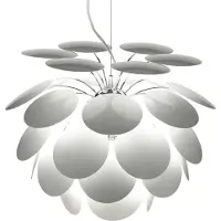 Marset Discocó Suspension Lamp White | Ø : 68 cm x H : 52.1 cm
