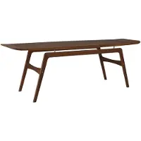 Warm Nordic Surfboard Koffietafel Geolied - Salontafels Walnoot Walnut - 150908