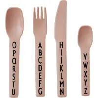 Design Letters kinderbestek melamine Nude