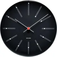 Arne Jacobsen – Bankers Wandklok – Ø 29 cm – Zwart