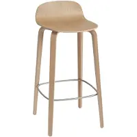 Muuto Visu Barkruk 75 Cm Eiken - Barkrukken Eikenfineer Oak - VIBARN02021