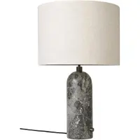 Gubi Gravity Tafellamp Grey marble | Canvas Shade | Large