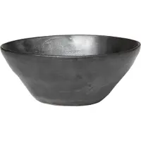 Ferm Living Kom Flow Medium Black 14,5 cm