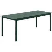 Muuto Linear Steel tafel 200x75 cm Dark green