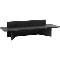 Ferm Living Oblique Bench - Black Stained Ash