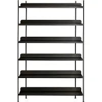 Muuto Compile Shelving System Opslagsysteem Black | Configuration 4