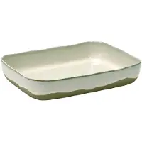 Serax Merci ovenschaal no 10 zandsteen 30,1 x 22,3 cm h 5,5 cm gebroken wit