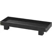 Ferm Living Dienblad Bon Wooden X Small Black Painted Oak