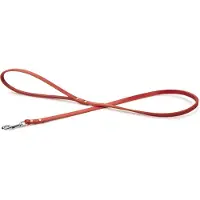 Beeztees Geniet - Hondenriem - Rood - Leer - 1 meter - 10 mm