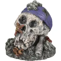 Flamingo Hades Skull 16x17x15cm Aquariumdecoratie