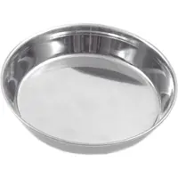 Flamingo Kattenvoerbak Basic - 12 cm - Zilver
