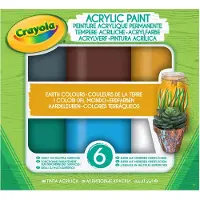Goliath Crayola Acryl verf Aarde tinten - 6st.