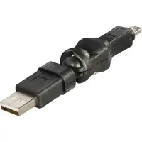 GOOD CONNECTIONS USB Mini B naar USB-A adapter - 360° draaibaar / zwart