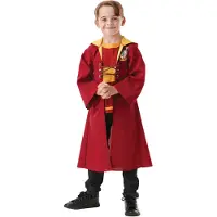 Rubies VERKLEEDKOSTUUM QUIDDITCH KIND 5/6 JAAR Rood, Bordeaux
