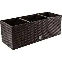 Prosperplast Terra Rato Rectangular Garden Planter 17l 52x20x19 Cm Bruin