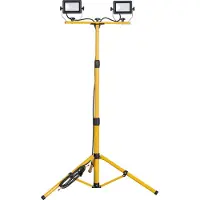 LED2WORK 2x20W LED werklamp op statief IP65 2x20W 2x2400lm 6500K