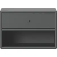 Montana Dash Nachtkastje Anthracite 04, incl. ophangsysteem cm