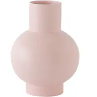 Raawii Strøm Vaas 24 Cm - Vazen Aardewerk Coral Blush - R2007