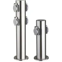 Heitronic 35103 Tuinstekkerdoos RVS