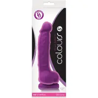 NSNovelties - Colours Dual Density 5 inch - Dildos Paars