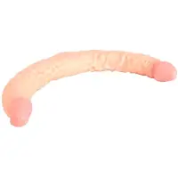 Kiotos Dubbele Dildo 40 x 3,6 / 3,8 cm - beige