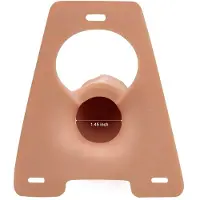 Orgasm Products Holle Strap On dildo 21 cm - beige