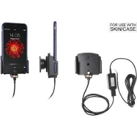 Brodit Actieve houder voor vaste installatie - Voertuighouder/oplader voor mobiele telefoon, Smartphonehouder, Zwart