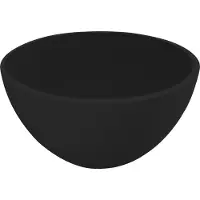 Best design Waskom opbouw arezzo solid surface 20x11 cm mat zwart