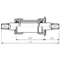 Neco Bracketas k.lager/spiel. alu cup 123mm BSA Neco