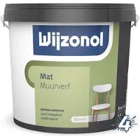 Wijzonol Muurverf Mat 10 LTR - Donkere Kleur|1
