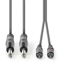 Nedis Stereo-Audiokabel | 2x 6,35 mm Male | 2x RCA Male | 1.5 m | | 1 stuks - COTH23320GY15