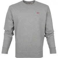 Levi's Sweatshirt 'Original Housemark Crewneck Sweatshirt' donkergrijs