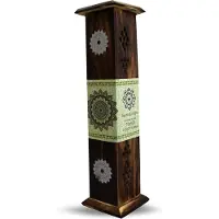Green tree Wierookbrander tower mandala