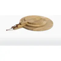 Nkuku Houten Pizza Serveerplank - Mangohout - Medium (43 x 32 x 2 cm)
