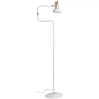 Co Bankeryd Ray vloerlamp wit-messing