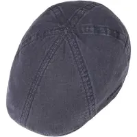 Stetson Texas Organic Cotton Flat Cap By Stetson blauw | Maat: XL (60-61 cm)