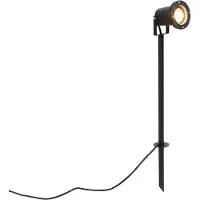 QAZQA Verstelbare zwarte spot incl. 300cm kabel en stekker IP65 - Basic
